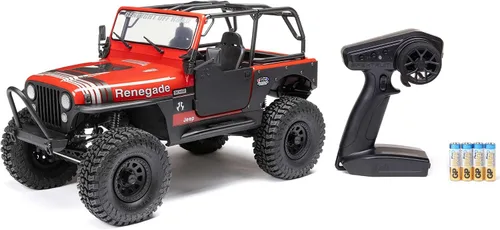 Vista 24 de Axial 1/10 SCX10 III Jeep CJ-7 4X4 RTR cepillado RC Rock Crawler, cobre