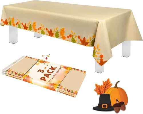 Vista 58 de Grandipity Mantel de plástico desechable de calidad prémium para fiestas con temática de globos de cumpleaños, 1 paquete, 54 x 108 pulgadas, mantel
