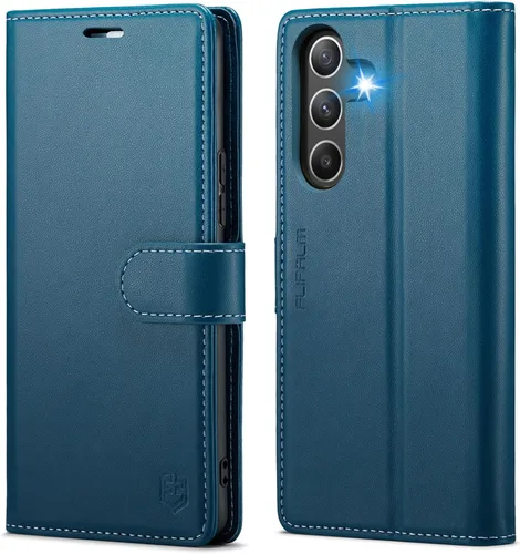 Vista 11 de FLIPALM - Funda tipo cartera para Samsung Galaxy A54, color negro Titular de la tarjeta, bloqueo RFID, cuero PU Folio Flip, Kickstand, cubierta