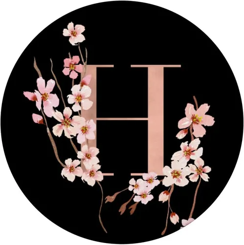 Vista 3 de Cherry Blossom - Soporte para teléfonos y tabletas, diseño de flor japonesa, Negro