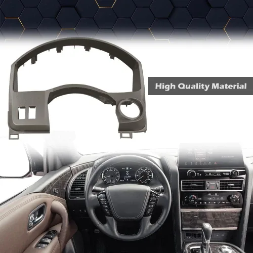 Vista 3 de PIT66 Cobertura de panel de instrumentos y salpicadero Compatible con Nissan Titan Armada 2004 2005 2006, 68240-7S000