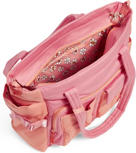Vista 3 de Vera Bradley Cotton Utility Tote Bag