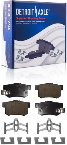 Vista 124 de Detroit Axle - Pastillas de freno para Avalanche Express Suburban Savana Yukon XL 1500 Chevy Tahoe GMC Cadillac Escalade, Pastillas de freno