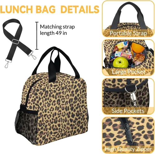 Vista 7 de CUSPCOD Mochila de guepardo para niñas y niños, mochila escolar de 16 pulgadas con correas ajustables, bolsa de viaje duradera, Estilo 4-2
