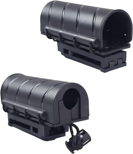 Vista 4 de Soporte de spray de pimienta, funda de aerosol OC para cinturón de servicio, funda táctica de pulverización de pimienta con cuerda elástica apretada