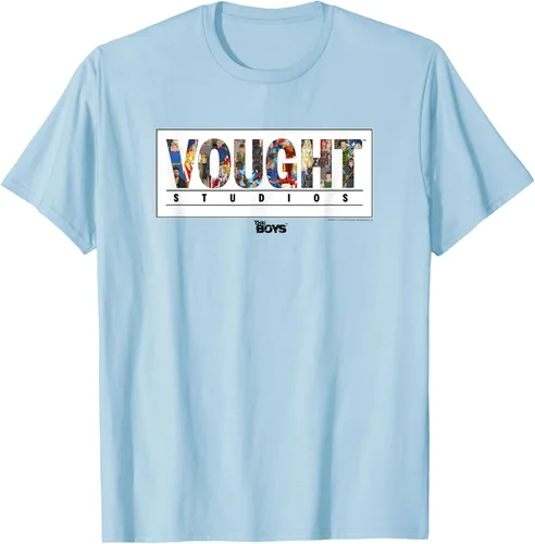 Vista 13 de The Boys Vought Comic Logo - Camiseta, Azul / Patchwork, S Azul Marino