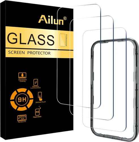 Vista 14 de Ailun - Protector de pantalla Apple iPhone 11 Pro/iPhone Xs/iPhone X, pantalla de 5.8 pulgadas, vidrio templado 2.5D, para la mayoría de las fundas