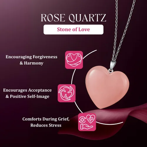 Vista 51 de Gempires Love - Collar con colgante de cristal de corazón para mujer, chapado en plata, cadena ajustable de 18 + 2 pulgadas