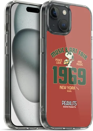 Vista 93 de Head Case Designs Funda de gel suave con licencia oficial de Peanuts Freak Flag Fly Woodstock 50th compatible con Apple iPhone 7 Plus/iPhone 8 Plus