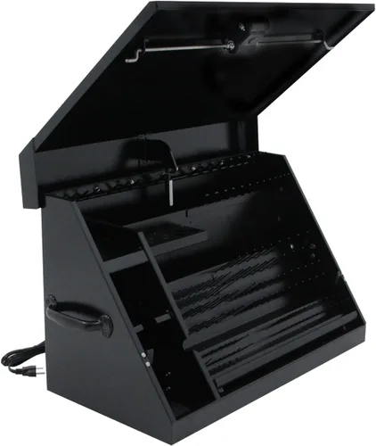 Vista 7 de DeWalt - Caja de herramientas triangular de 30" x 15", acero, color negro