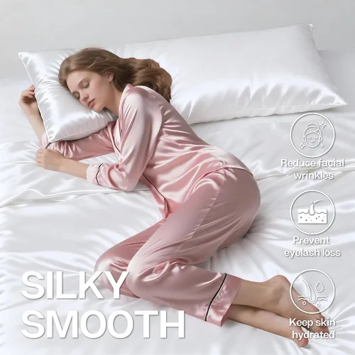Vista 162 de MR&HM - Funda de almohada de satén