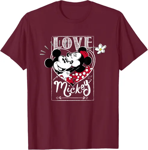 Vista 12 de Disney Mickey & Minnie Mouse Love Mickey - Camiseta para el día de San Valentín