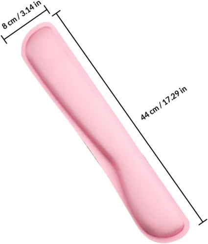 Vista 2 de Alfombrilla ergonómica para mouse con soporte para muñeca y reposamuñecas para teclado, antideslizante, alfombrilla de mouse para computadora