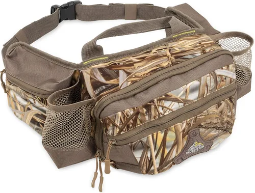 Vista 8 de North Mountain Gear Geen - Riñonera de camuflaje Riñonera ligera resistente al agua para pavos y cazadores de arcos para organizar llamadas