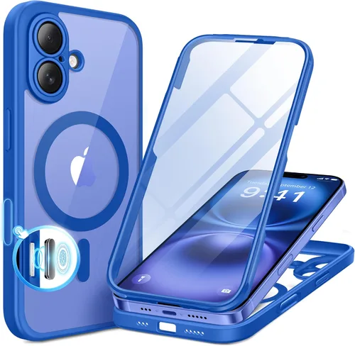 Vista 14 de BERFY Funda para iPhone 12 Pro Max, compatible con MagSafe, protector de pantalla de privacidad integrado y protección de cámara, antiespía
