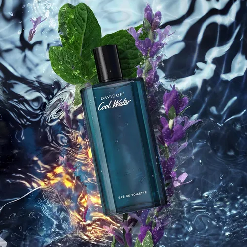 Vista 5 de Davidoff Cool Water - Desodorante en espray para hombre, con notas de cilantro, menta, lavanda y ámbar, 5 onzas líquidas