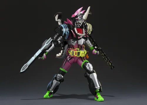 Vista 6 de Bandai Tamashii Nations S.H. Figuarts Kamen Rider Ex-Aid Hunter Acción Gamer Nivel 5 "Kamen Rider Ex-Aid" Figura de acción