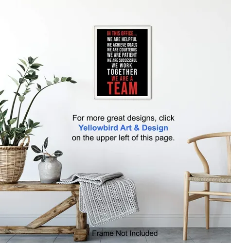 Vista 5 de Póster motivacional para la oficina – Póster inspirador para pared – Decoración única para el hogar y regalo para empresarios, gerentes, jefes
