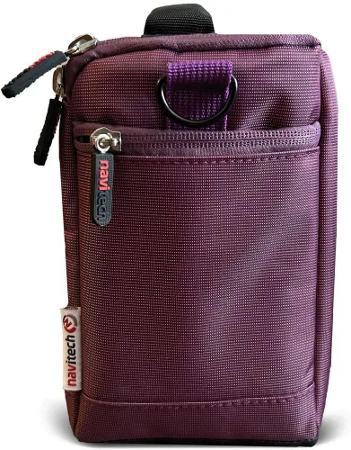 Vista 3 de Navitech Bolsa de cámara de videocámara púrpura compatible con Sony HDR-CX405 9,2 MP Full HD videocámara