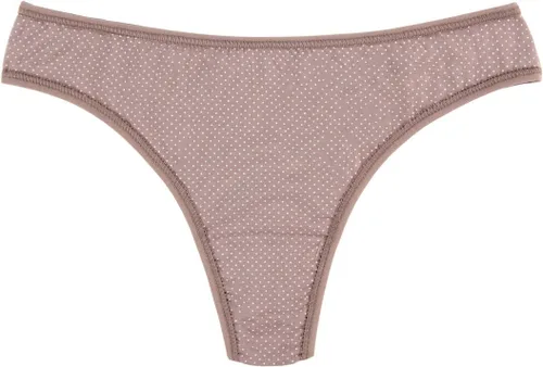 Vista 6 de KNITLORD - Juego de 6 tangas de mujer, ropa interior de algodón transpirable, hipster, bikini