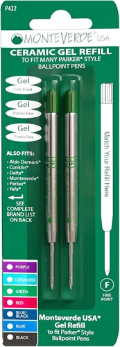 Vista 12 de Monteverde® Capless Gel Refills to Fit Parker