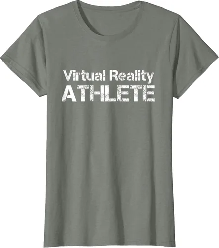 Vista 13 de Virtual Reality ATHLETE for VR Gamers Camiseta, Negro, S