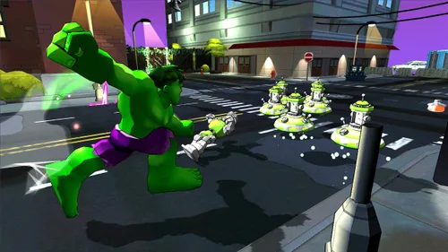 Vista 5 de uDraw Marvel Super Hero Squad Comic Combat - Nintendo Wii