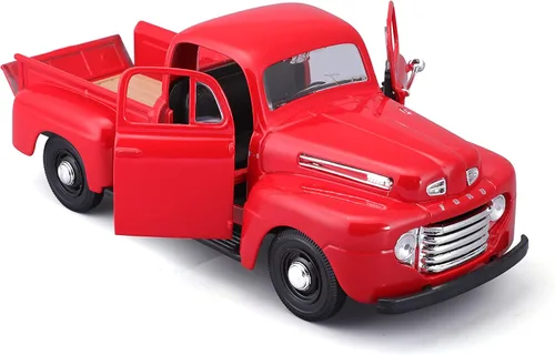 Vista 5 de Maisto Línea de montaje 1:24 1948 Ford F-1 Pick-up, rojo