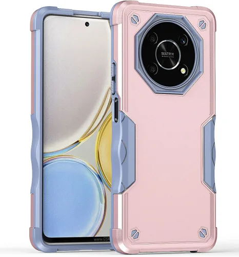 Vista 9 de Compatible con Honor X9, a prueba de golpes, híbrida resistente a los golpes, funda híbrida para parachoques híbrida de cuerpo completo, resistente