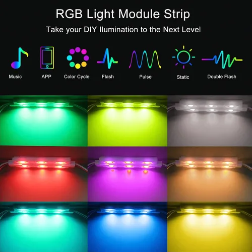 Vista 11 de Módulo de luces LED DIY Escaparate Luces LED Luces de ventana LED Luz decorativa para carteles de publicidad de letras Luces de ventana de tienda