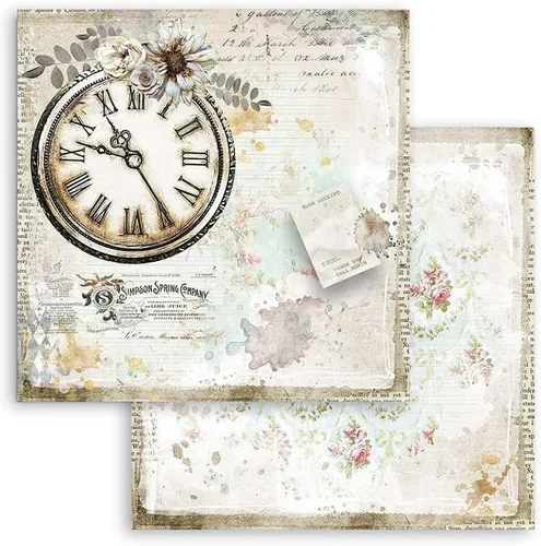Vista 4 de STAMPERIA INTERNATIONAL, KFT Stamperia-Mini Scrapbooking Pad - Diario romántico, multicolor, 8 x 8 pulgadas, SBBS34