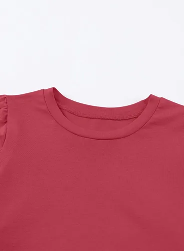 Vista 4 de blibean Camisas de moda para niña, tops de verano de 4 a 15 años