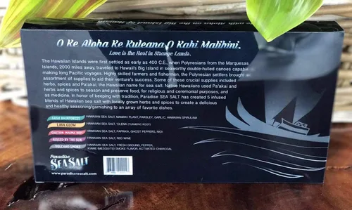 Vista 3 de Caja de regalo de sal marina hawaiana: 5 sabores