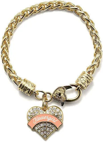 Vista 185 de Inspired Silver - Pulsera de plata con dije de corazón pavé con circonitas cúbicas