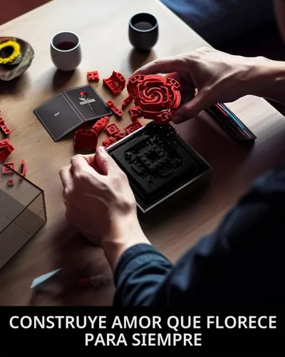 Vista 3 de Nifeliz Roseever - Juego de construcción de flores artificiales, NF10256