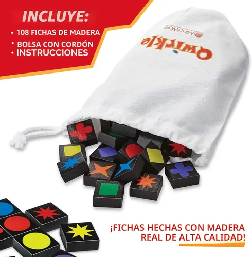 Vista 4 de MindWare Qwirkle Juego de Mesa