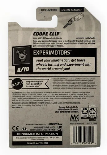 Vista 2 de Hot Wheels Clip Coupé, Experimotors 6/10 [Plata]