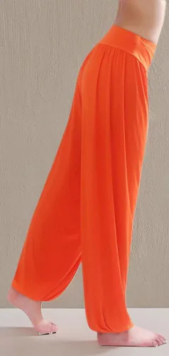 Vista 19 de Pantalones de algodón modal para mujer de AvaCostume, pantalones suaves para practicar yoga o deportes.