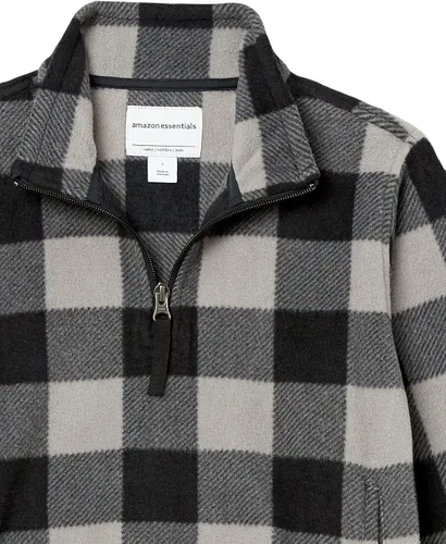 Vista 2 de Tienda Essentials Chaqueta de forro polar con cremallera de un cuarto para niños y niños pequeños