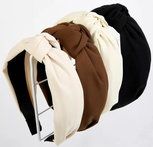 Vista 21 de Huachi Bandas para la cabeza con bandera americana para mujeres, anudadas, accesorios de diadema del 4 de julio para mujeres, banda patriótica