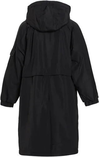 Vista 2 de Sporti Parka de natación unisex para jóvenes con forro polar de felpa, tela exterior resistente al agua, cremallera bidireccional, múltiples