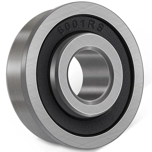 Vista 8 de ID 1/2" x OD 1-1/8" rodamientos de bolas con brida 10 unidades para cortacésped, carretillas, carros y camiones de mano, alternativos a MTD, 12118