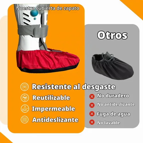 Vista 2 de Air Cam - Fundas para botas de caminar, 2 piezas, fundas médicas para botas de fundición médica para recuperación de tobillo y pie roto