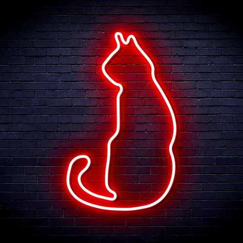 Vista 12 de ADVPRO Cat Flex Silicone LED Neon Sign - Blue - st16s32-fnu0083-b