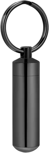 Vista 9 de Imrsanl Joyería de cremación para cenizas, collar de urna con colgante de urna cilíndrica con vial de vidrio, recuerdo de cenizas, joyería