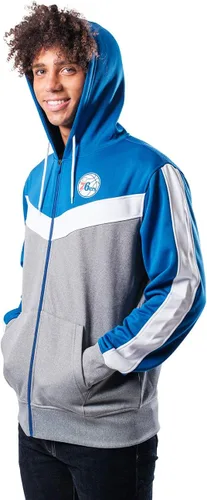 Vista 3 de Ultra Game Men's NBA Official Full Zip Hoodie Sweatshirt