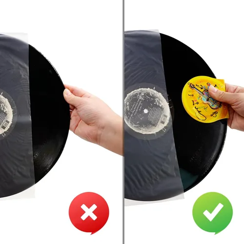 Vista 7 de sdroceRyaM Guante de discos de vinilo antiestático, protector y limpiador de discos de vinilo suave de microfibra suave, accesorios prácticos