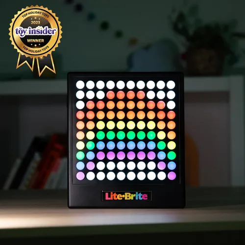 Vista 7 de Lite-Brite Touch - Crea, Juega y Anima - Juguete Portátil de Aprendizaje Sensorial STEM Iluminado, Juguete Creativo STEM de Arte para Niñas, Niños