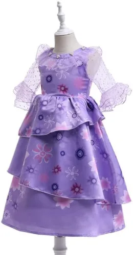Vista 6 de Disfraz de Halloween vestido de princesa disfraz de cosplay para niñas y niños