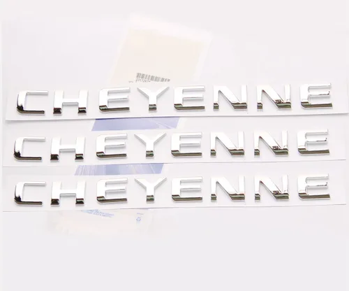 Vista 7 de Yoaoo 3 paquetes de emblemas OEM negros para placa Cheyenne Compatible con Silverado 3D brillante Nuevo